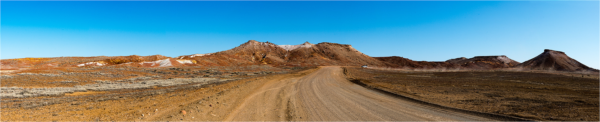 Panoramic of the Kanku- Breakaways Conservation Park, South Australia