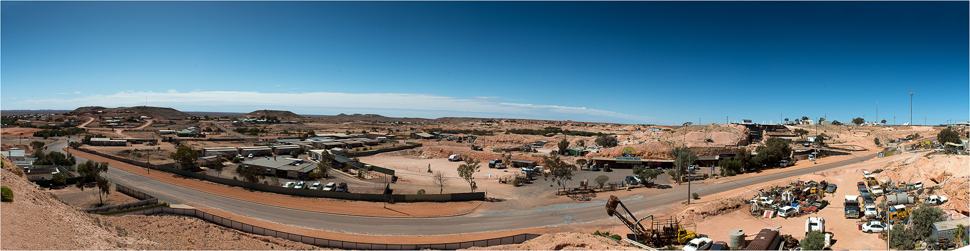 Panoramic of Coober Pedy, South Australia