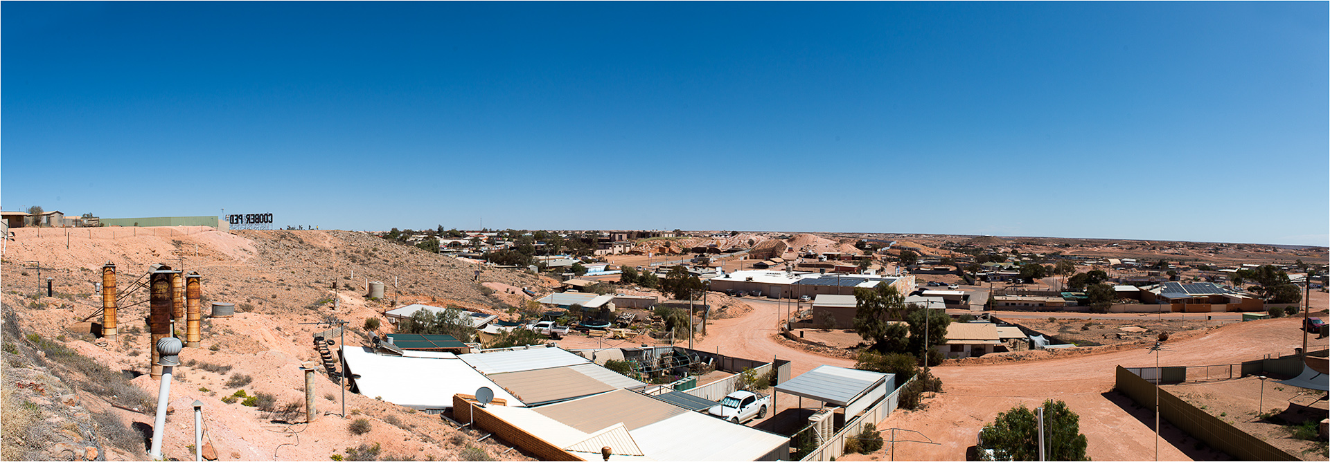 Panoramic of Coober Pedy, South Australia