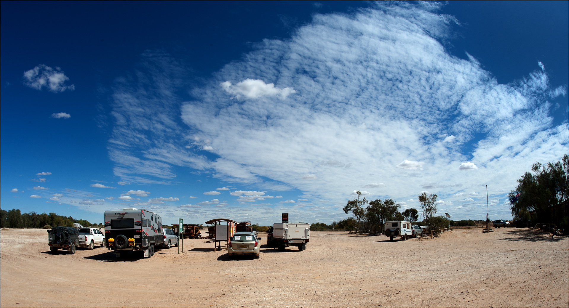 Mungerannie Pub car park