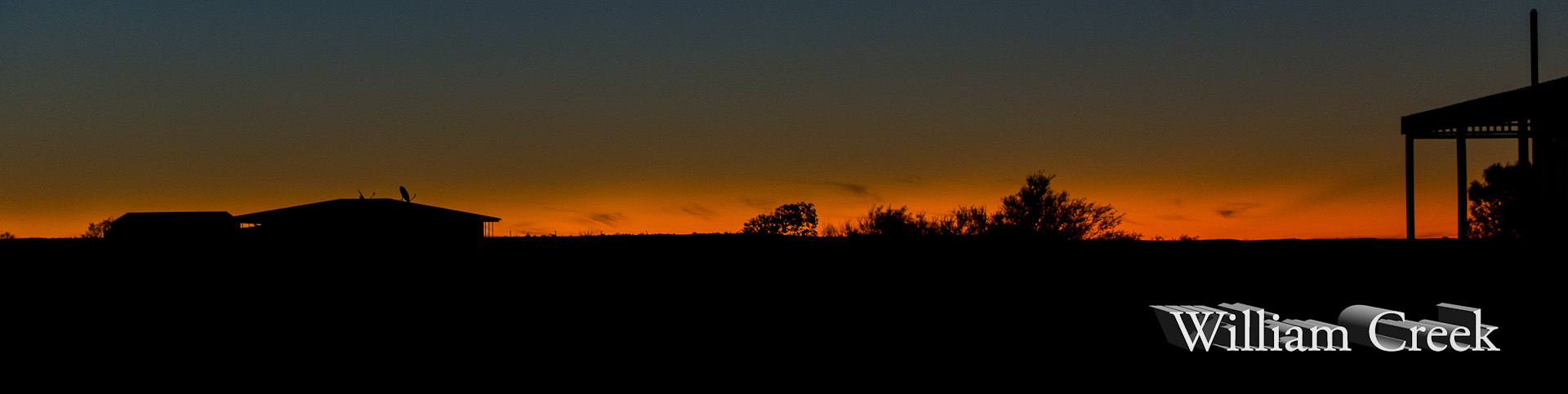 William Creek Sunset on the Oodnadatta Track, S/A