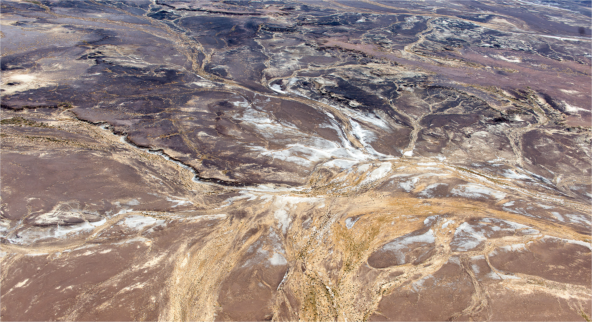 The land near Kati Thanda- Laje Eyre from 1500 Feet.