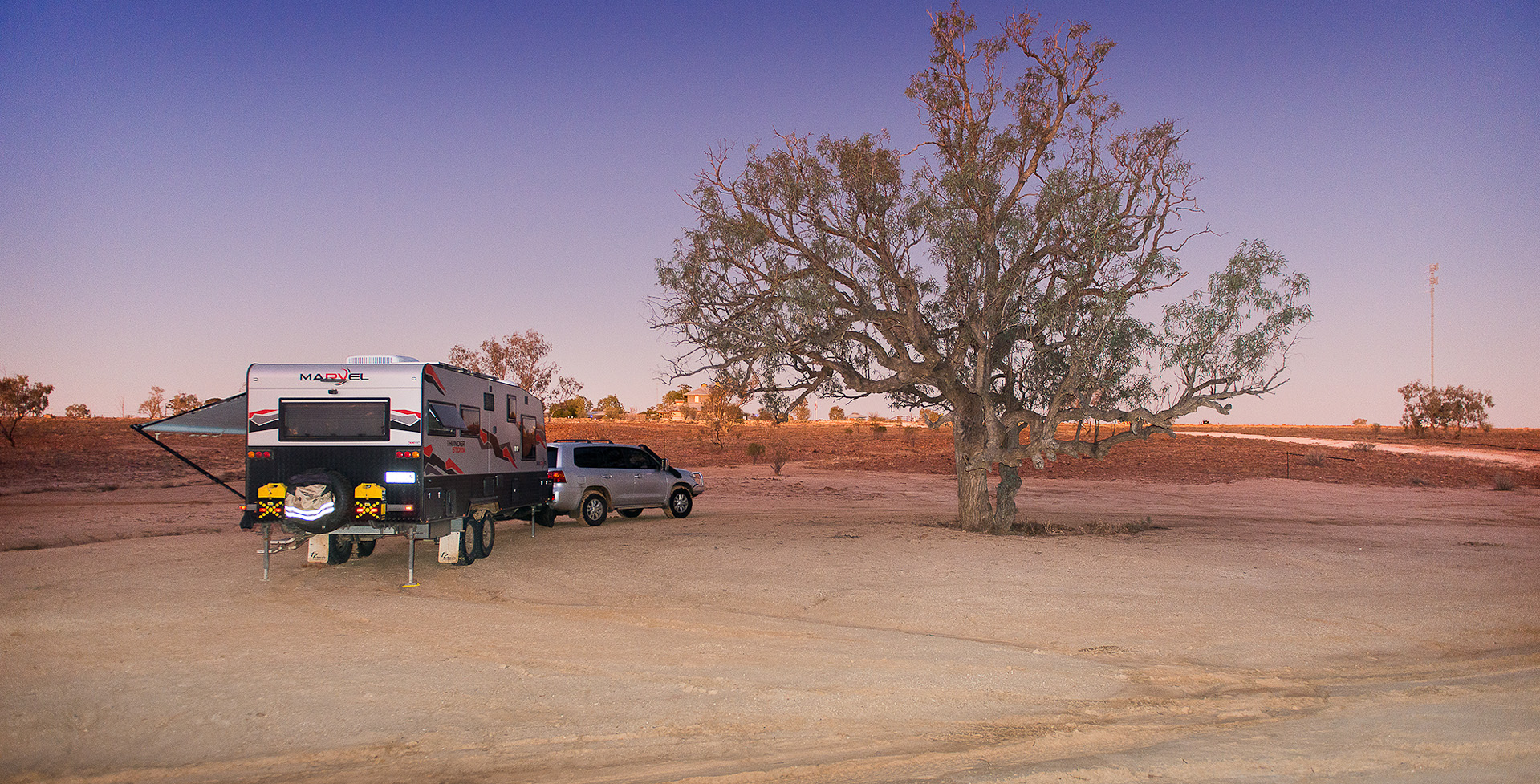 Camped by the Cooper Creek, Innamincka, SA