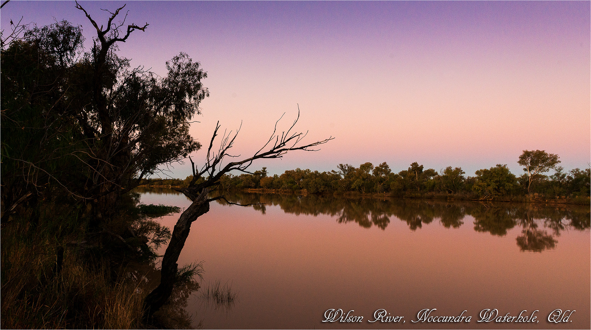 Wilson river Winter light
